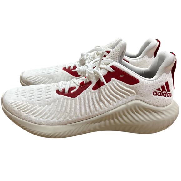 adidas Alphabounce Men’s Red White Athletic Sneakers SZ 14 Nebraska Player Issue main image 12